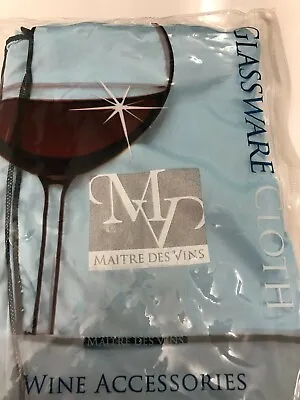 Buy Microfibre Cloth Maitre Des Vins Wine Glassware Cleaning Cloth, HIGHEST QUALITY • 7.99£