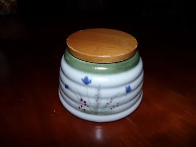 Buy Buchan Finest Stoneware Portobello Scotland Pot With Teak Lid Ribbed • 12£