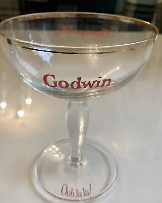 Buy Rare Vintage Godwin Champagne Perry Glass From The 1950s • 10£