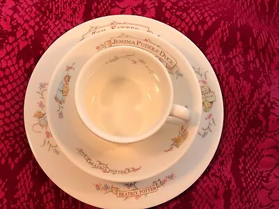 Buy 3 Pc Set Of Royal Albert Children's Dishes Tom Kitten Beatrix Potter 1986 • 28.92£
