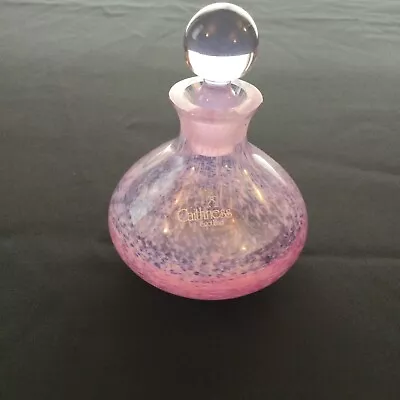 Buy Caithness Hand Blown Glass Art Perfume Bottle With Stopper. 10cm Tall. • 15£