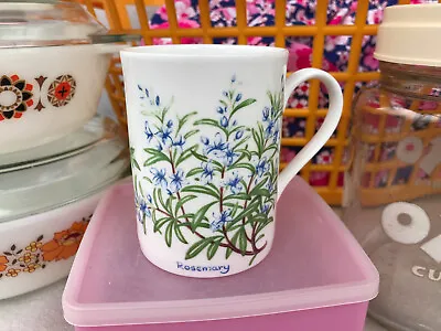 Buy Collectable Queens English Fine Bone China Kitchen Garden Rosemary Thyme Mug • 12.99£