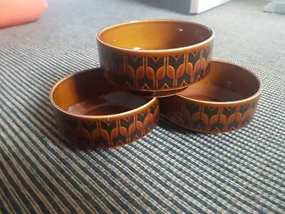 Buy Hornsea Heirloom Brown Soup/Ceramic Bowls X 3 • 6£