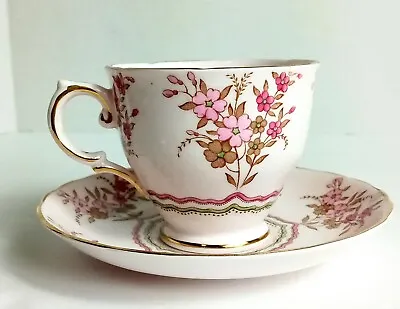 Buy Tuscan Floral Design Fine English Bone China Cup And Saucer  • 21.38£