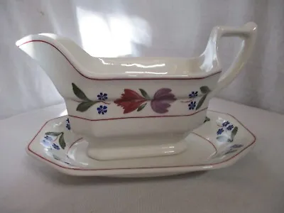 Buy Adams Old Colonial Gravy Sauce Boat & Stand Saucer Perfect Unused Condition • 12£