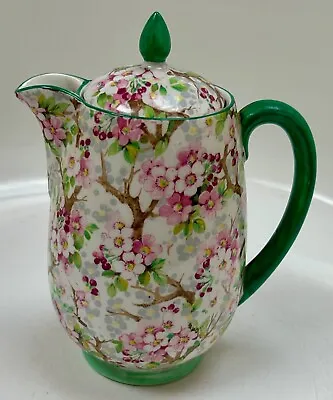 Buy Antique Chintz Shelley Maytime Coffee Hot Water Pot Pattern Number 8787 • 24£