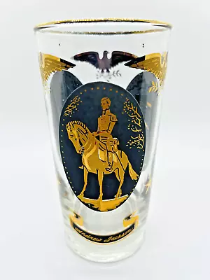 Buy MCM Libbey Patriotic Glassware, Andrew Jackson Perry Ship Independence Hall Gold • 7.72£