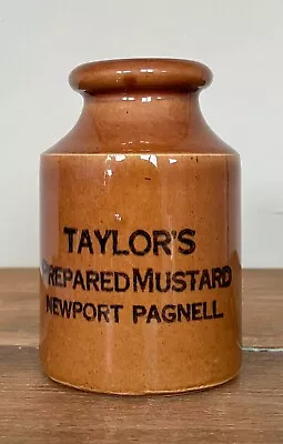 Buy Vintage Stoneware Pottery Taylor's Prepared Mustard Pot Newport Pagnell 11.5cm • 8.99£