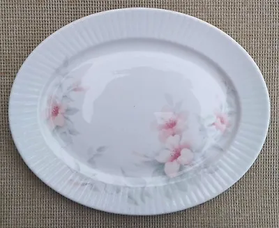 Buy Hammersley (royal Worcester Spode) Oval Serving Plate - Pink Floral Pattern. • 19.99£