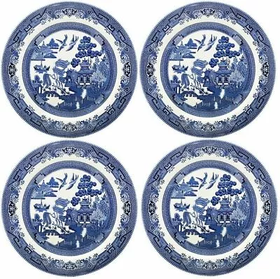 Buy Set Of Six Churchill Blue Willow China Plate Mug Tea Cup Saucer Bowl Dinner • 58.90£