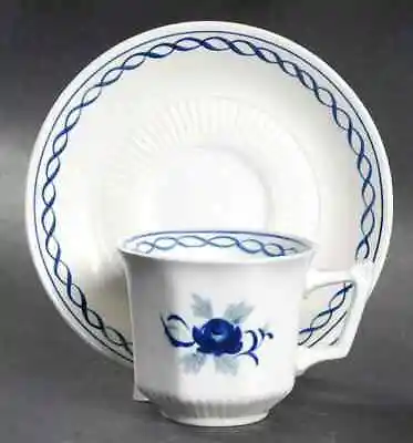 Buy Adams China Baltic Blue  Demitasse Cup & Saucer 1795685 • 22.70£