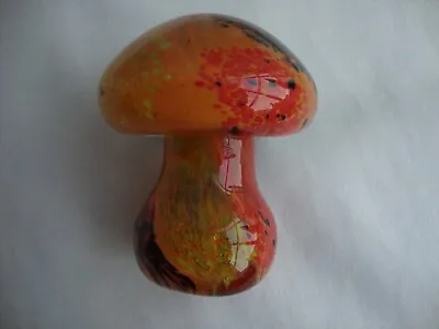 Buy Mdina Art Glass Paperweight Mushroom Signed • 15£