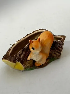 Buy Fauna Hornsea Pottery Royal Posy Log Squirrel Tree Painted Pot Decorative  #LH • 2.99£