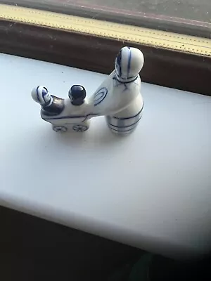 Buy Vintage USSR Gzhel Porcelaine Blue And White Hand Painted • 5£