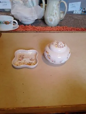 Buy Poole Pottery Kandy Trinket Dish And Ginger Jar • 8£
