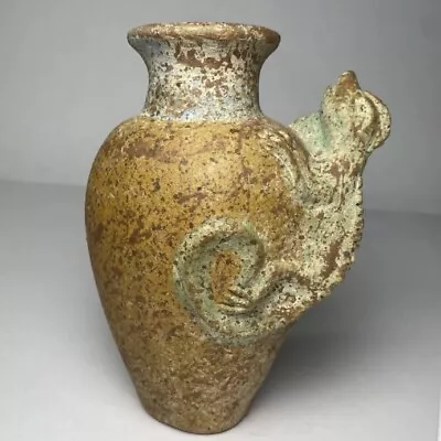 Buy Chameleon Sculpture Vase Stone Pottery Columbian Style Clay Handmade READ • 23.53£