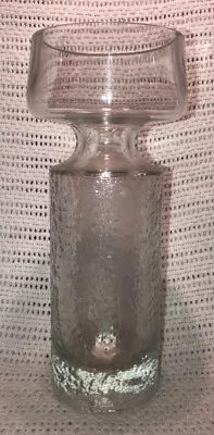 Buy Riihimäen Lasi Oy Tamara Aladin Finland Scandinavian Safari Glass Vase Vtg MCM • 165.96£