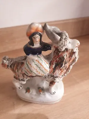 Buy Antique Victorian Staffordshire Pottery  Figure Princess Victoria • 20£