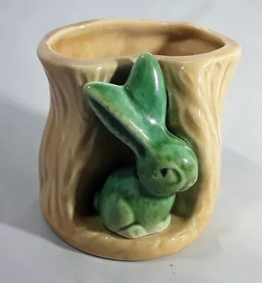 Buy Vintage Campsie Ware Pottery Rabbit By A Tree Stump Art Deco Style Scotland  • 10£
