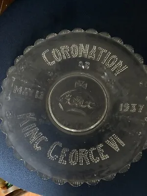 Buy Commemorative King George VI Coronation Glass Plate, May 12th. 1937. • 5£