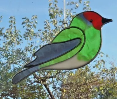 Buy MULTI COLOUR GARDEN BIRDS SUN CATCHER * STAINED GLASS EFFECT * 11 Cm  With Hook • 6.50£