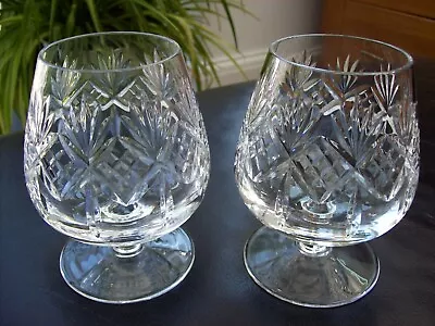 Buy 2 X  Edinburgh Crystal Embassy Brandy / Baileys / Cognac Glasses   • 32.99£