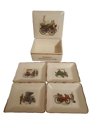 Buy Lancaster & Sandland Vintage Retro Daimler 1886 Set Cars Box 4 Trinket Dish Tray • 19.95£