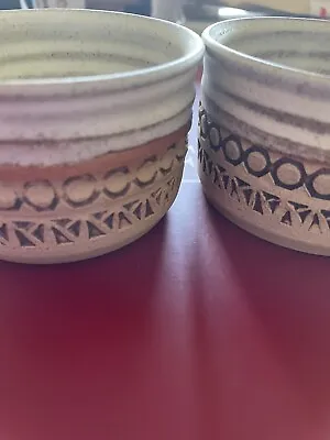 Buy Pair Of Broadstairs Pottery Pot Small • 10£