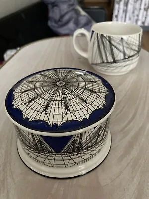 Buy James Sadler Pottery Trinket Lidded Dish & Mug Made For The Millennium Dome • 24.50£