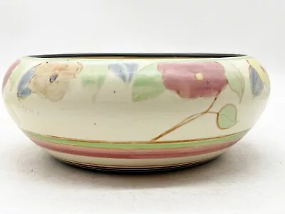 Buy Vintage Clarice Cliff Handpainted Fruit Bowl Gloria Pattern Ceramic Pottery • 29.99£