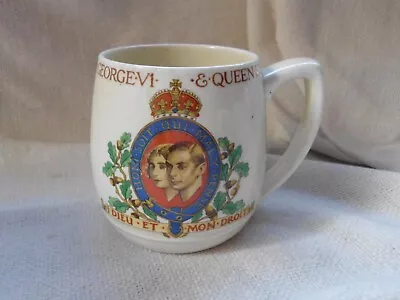 Buy 1937 CORONATION KING GEORGE VI BARREL SHAPED MUG CUP By BRITISH POTTERY MAN' • 10.99£
