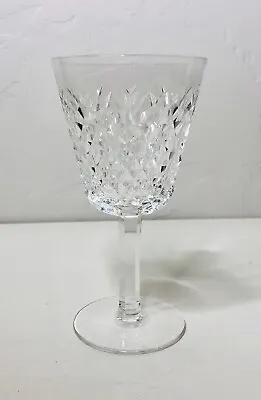Buy WATERFORD Crystal ALANA PATTERN 6 Oz. 6”H 3”D Claret White Rose Wine Clear Glass • 14.41£