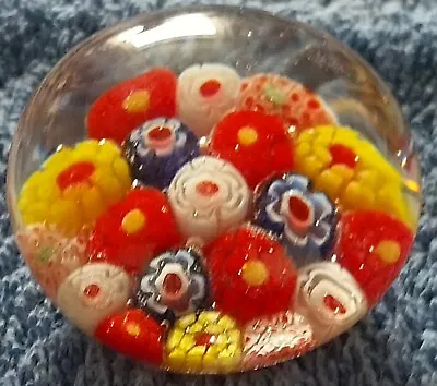 Buy Vintage Small Glass Paperweight • 4.99£