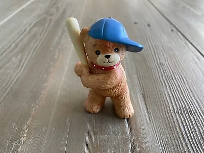 Buy Vtg Enesco Imports Taiwan Lucy And Me Bear Baseball Bat Bisque Figurine 1982 • 12.32£