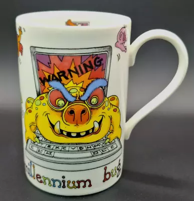 Buy DUNOON  Millennium Bug 2000 Stoneware Mug By Cherry Denman  • 4.99£