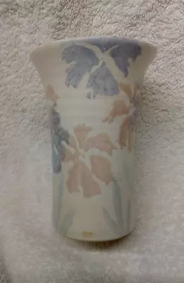 Buy Conwy Studio Pottery Floral Vase Carol Wynne Morris • 14£
