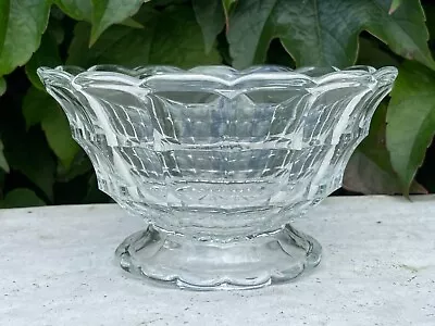Buy Antique Large Glass Fruit Bowl On Stand/pedestal. • 9.98£