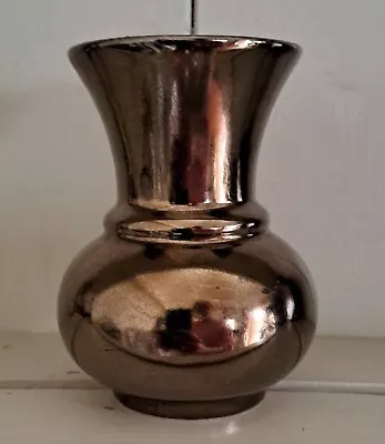 Buy Pretty Prinknash Vase Lustre Gold Bronze Vintage  • 7£