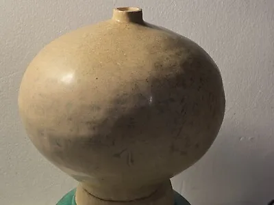Buy Large Hand Built Pottery Onion Vase • 148.99£