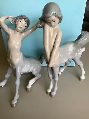 Buy Lladro Centaurs Boy And Girl Rare Opportunity To Buy Both 1980s.Fantasy Figurine • 250£