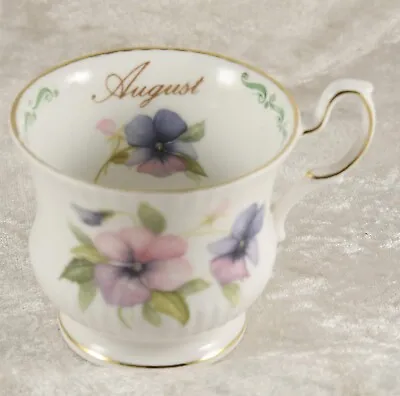 Buy Queens Rosina China Small Cup August Pansy Pattern Just Over 2  Tall • 3£