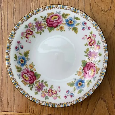 Buy Vintage Royal Grafton Bone China  Malvern  Trinket Dish  4.5  Floral Decorative • 6.99£