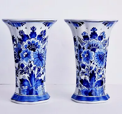 Buy Royal Delft Porceleyne Fles - Chalice Vase Excellent - The Original Blue • 109.10£