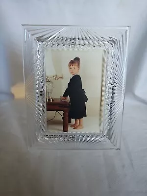Buy Tyrone Crystal Cut Glass 5'' X 3'' Heavy Picture Frame • 25£