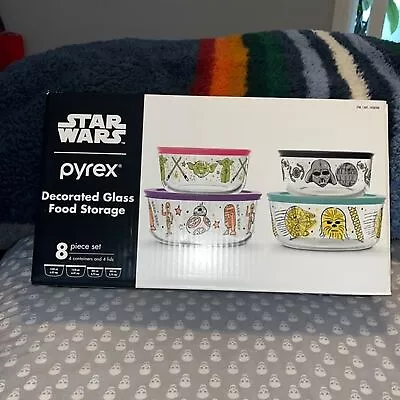 Buy Star Wars Pyrex Glass Food Storage Set 8 Piece $50 Size: N/A Pyrex • 44.41£