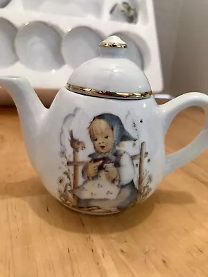 Buy Children's Tea/Dish Set Porcelain Kinder MJ Hummel Germany  He Loves Me?  NIB • 9.61£