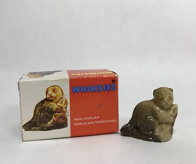 Buy Wade Whimsies Beaver No 8 Boxed Real English Porcelain Miniatures • 9.99£