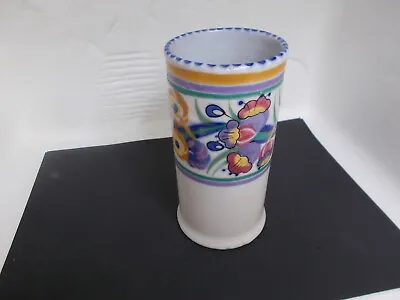 Buy Art Deco Poole Pottery EE Pattern Spill Vase (Fuchsia) (shape 205) • 34.99£
