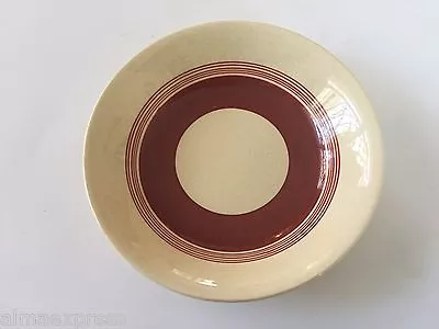 Buy Grays Pottery China England CORONA Sunbuff Maroon Band - 5-1/4  DESSERT BOWL • 3.75£