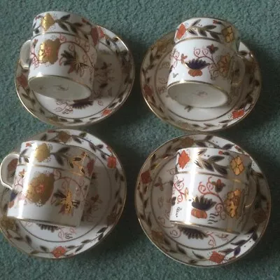 Buy Royal Crown Derby 4 Coffee Cups And Saucers. Very Fine Bone China. • 55£